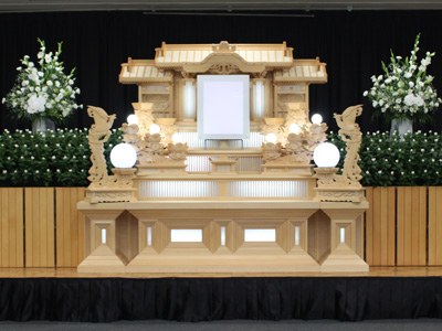 家族葬白木祭壇 Bプラン白木